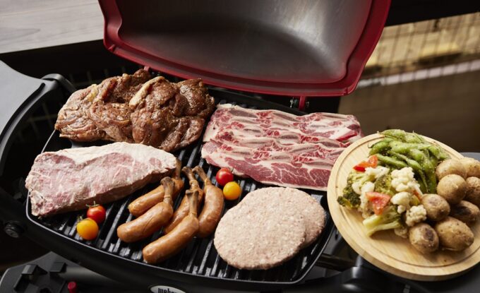 豪華な食材でBBQ