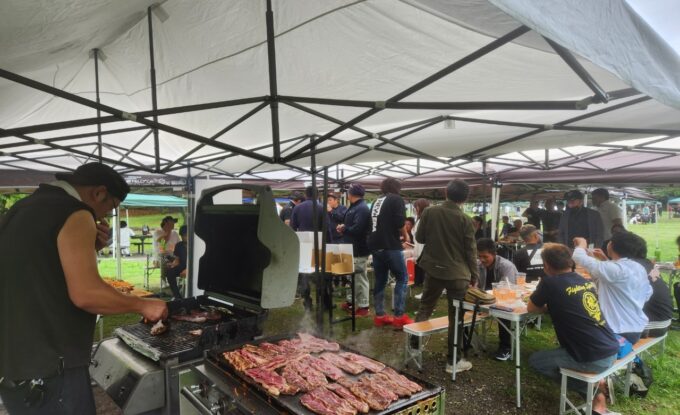 BBQの会場