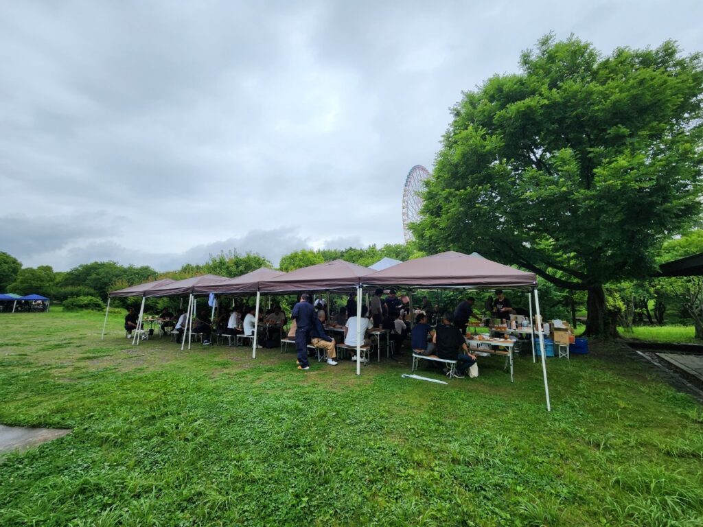 BBQの会場