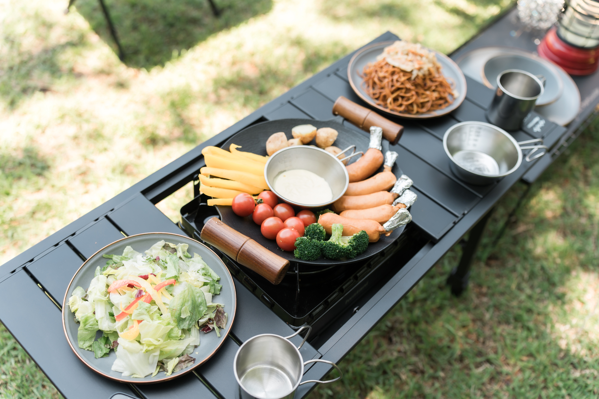 野外でのBBQ食材