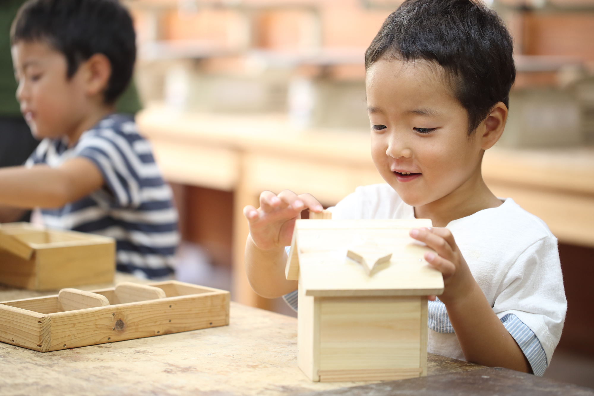 ワークショップに参加する子ども