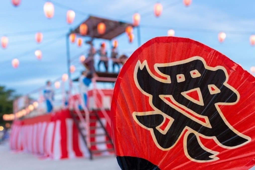 夏祭りのうちわ