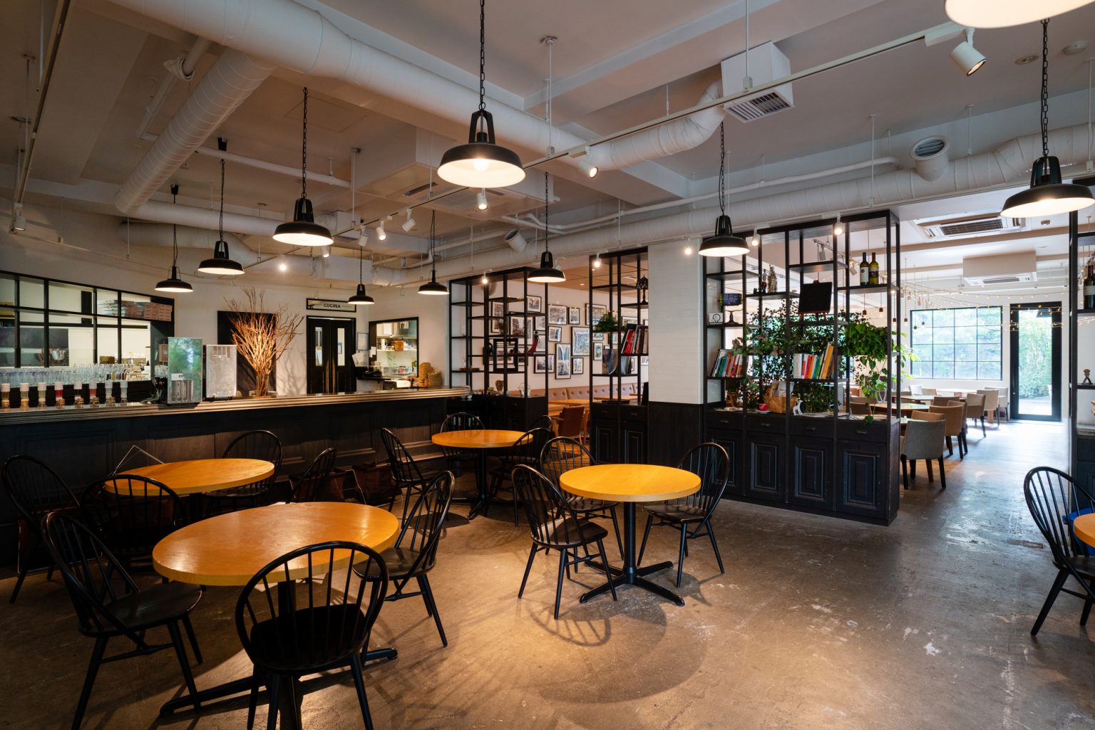 カフェの店内