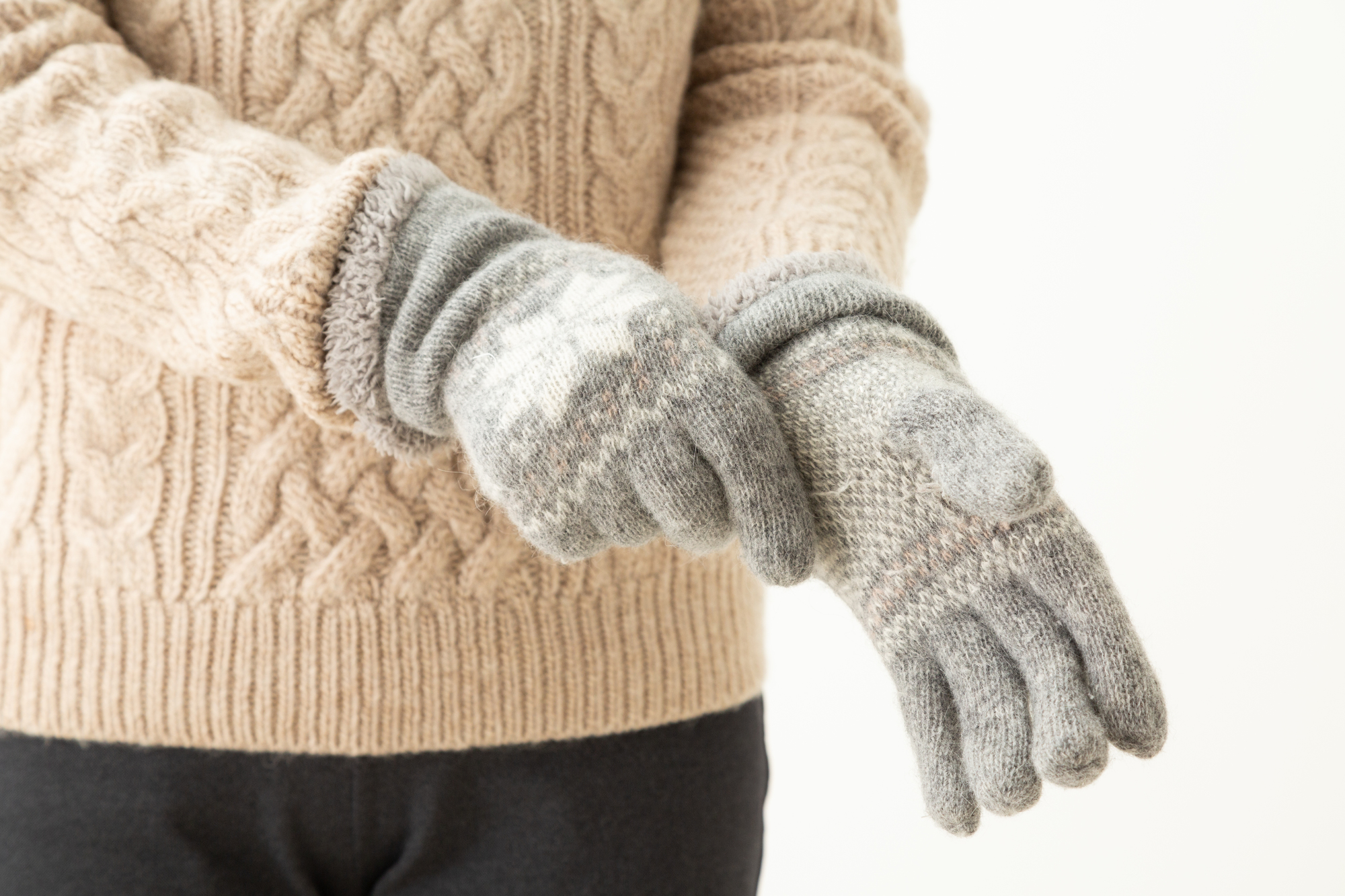 手袋をするイメージ