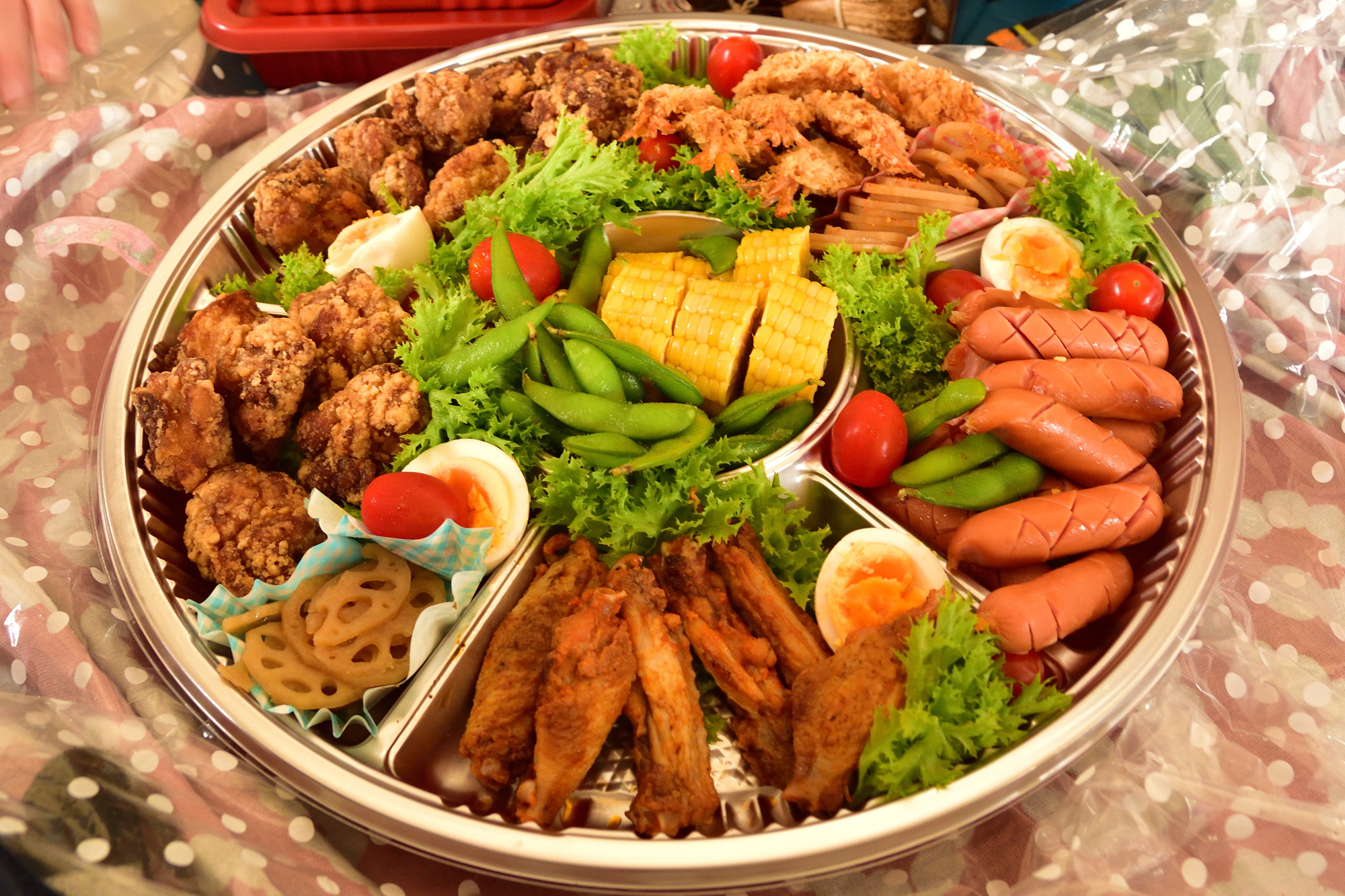 豪華なオードブル