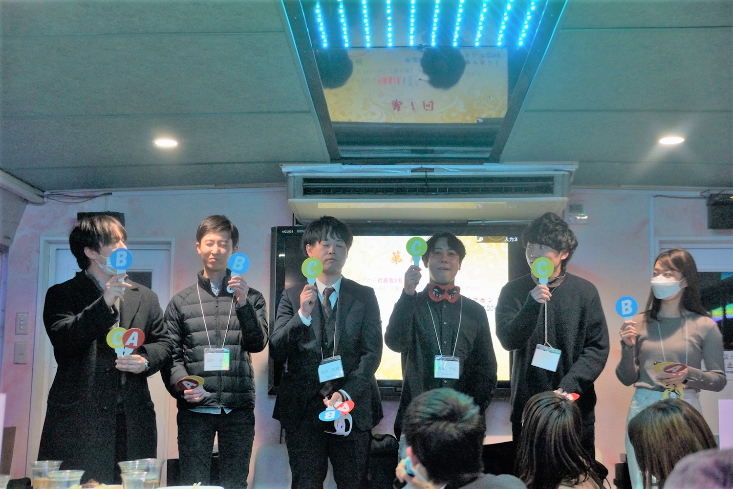 クイズをする様子