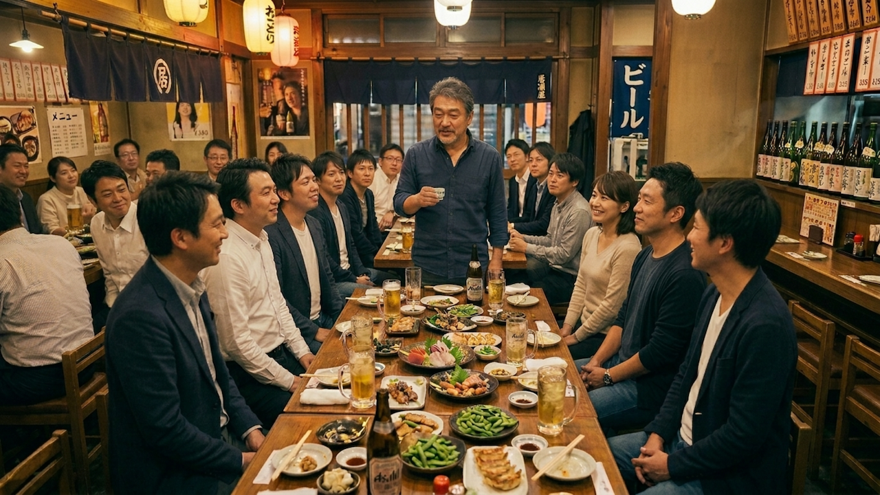 飲み会で挨拶